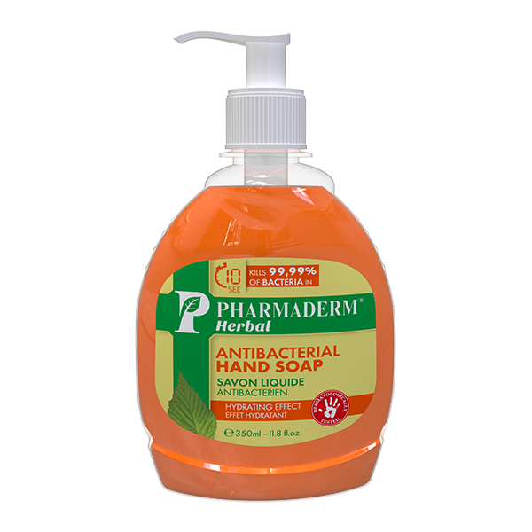 SAVON LIQUIDE ANTIBACTÉRIEN PHARMADERM HERBAL